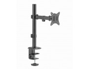 Arm for 1 monitor 17--32-  Gembird MA-D1-03, Adjustable desk display mounting arm (allows to swivel tilt, pull forward and retract your display and enables rotating the display from landscape-to-portrait mode),  VESA 75/100, up to 9 kg, black